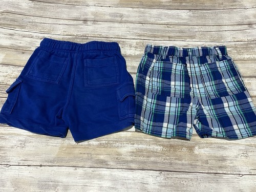 Gymboree Boys 18 24 Months 2T Critter Camp Plaid Shorts, Frog & Turtle Lot - Picture 6 of 7