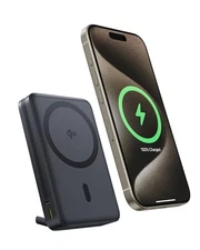 BASEUS QI2 CERTIFIED 15W MAGSAFE BATTERY PACK, NOMOS P2 45W, 10,000MAH - BLACK