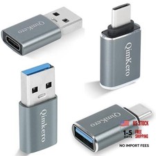  4-Pack 2  Type C Female to A Male Charger Converter  2  USB C Male to USB