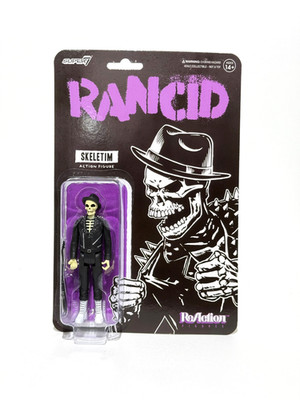 RANCID Skull Tim Time Bomb- New Super7 ReAction Figure