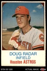 1975 Hostess #89 Doug Rader Radar Astros SHORT-PRINT ERROR VARIATION 4 - VG/EX