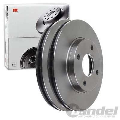 2X NK BREMSSCHEIBEN 258mm BELÜFTET VORNE PASSEND FÜR FORD FIESTA FOCUS FUSION