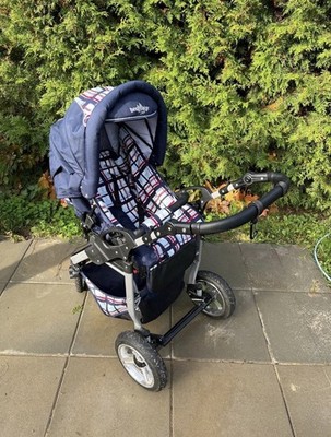 Bergsteiger Kinderwagen Capri Babywanne und Sportsitz