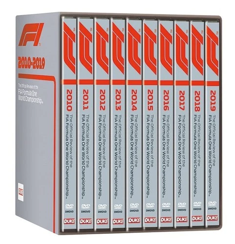 FORMULA ONE BOX SET - SEASON REVIEWS 2010 to 2019 (10 DVDs) - F1 DVD