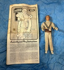 Evel Knievel Action Figure Stunt Cycle Doll And Assembly And Play Instructions