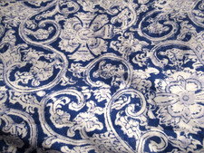 Ralph Lauren Duvet Scroll Medalion Blue Full/Queen EUC