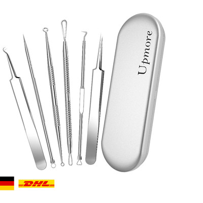 Pickel Werkzeug Set 10 in 1 Edelstahl Mitesserentferner