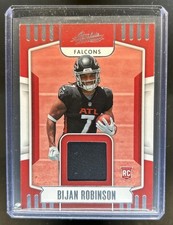 2023 Panini Absolute Bijan Robinson Rookie Materials RC Jersey #ARM-1 Falcons