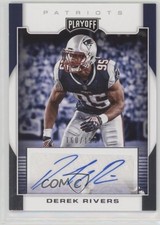 2017 Panini Playoff Rookie Signatures 160/199 Derek Rivers #RS-DR Auto f1f