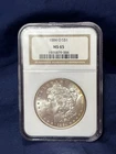 1884 O Morgan Dollar US Coin 90% Silver NGC MS 65