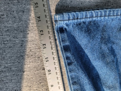 Vintage 90s Pointer Brand Denim Overalls Workwear Kids Size 5 - Picture 4 of 7