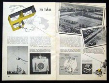 Box Kite takes Aerial Photos Frank Crowell How-To 1946