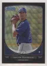 2013 Bowman Draft Top Prospects Chrome Black Wave Refractor Taylor Guerrieri 2r6