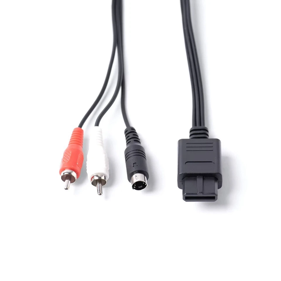 2-Pack New S VIDEO Cable for SNES N64 & GameCube SVHS S-Video - Image 3 of 3