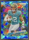 2025 Panini Prizm Travis Hunter RC Blue Ice Rookie #/99 Jaguars