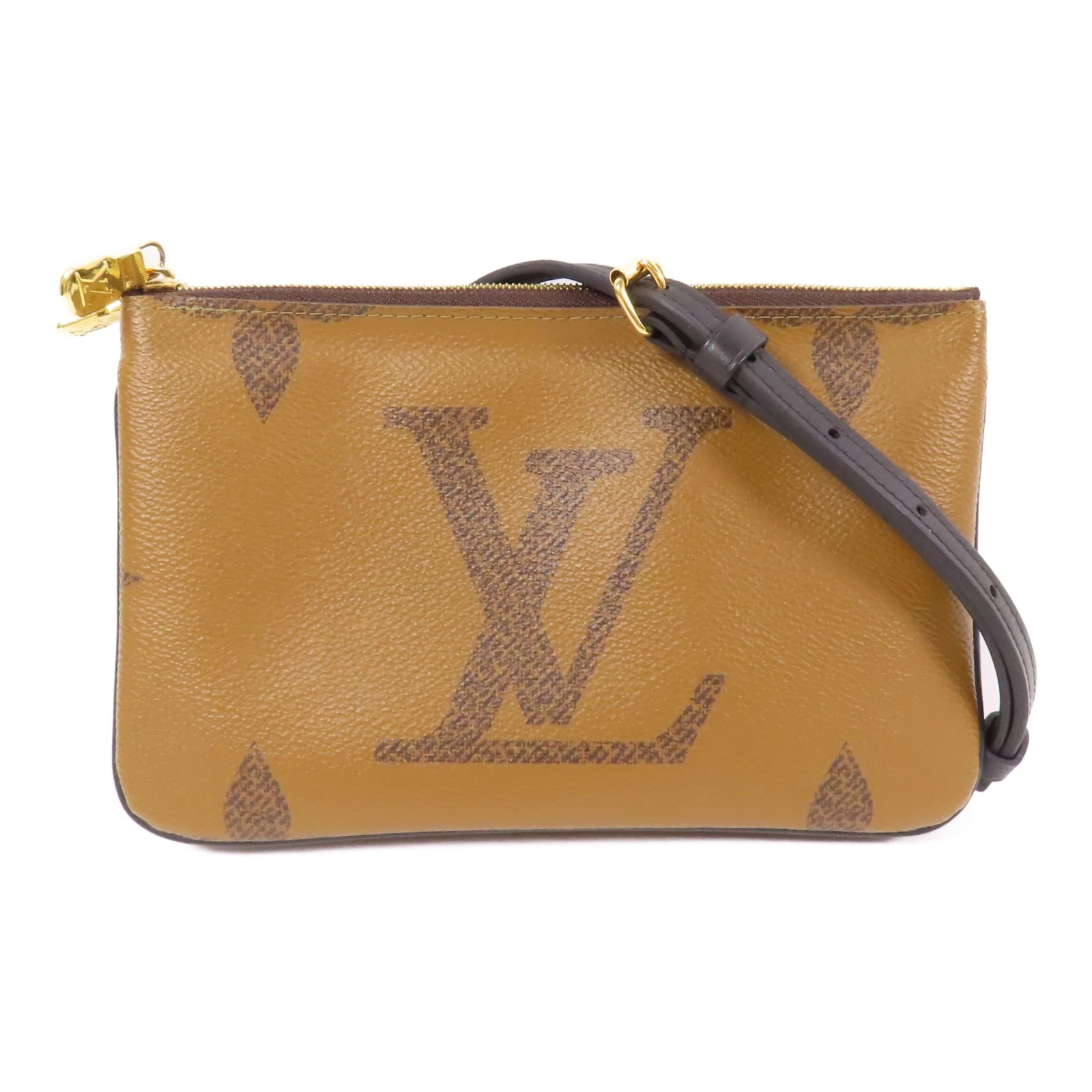 LOUIS VUITTON（LV） Borsa a tracolla Louis Vuitton LV GHW pochette doppia zip M69203 monogramma retro