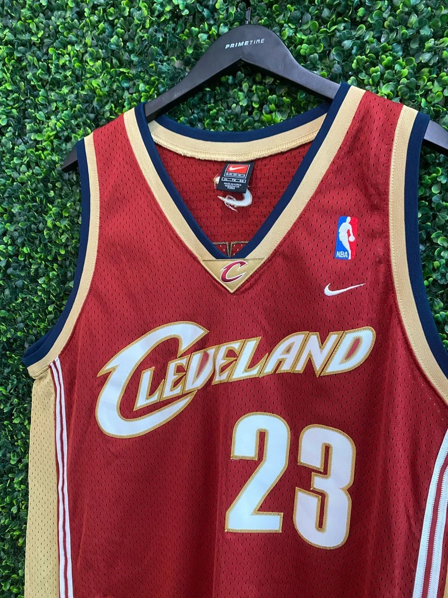 VINTAGE LEBRON JAMES CLEVELAND CAVALIERS NIKE SWINGMAN JERSEY