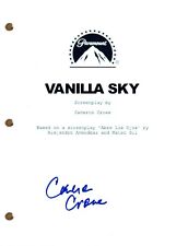 Cameron Crowe Signed Autographed VANILLA SKY Movie Script Screenplay COA Cameron Crowe Signed Autographed VANILLA SKY Movie Script Screenplay COA