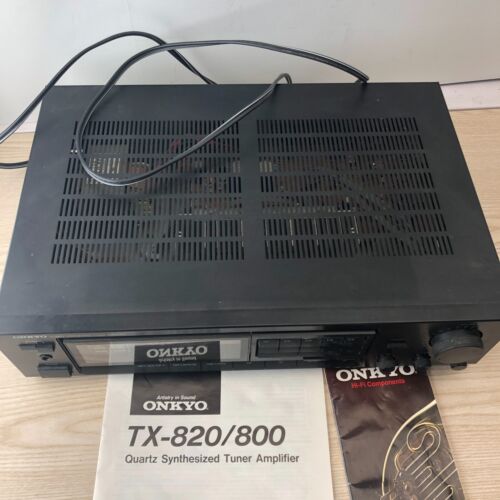 ONKYO TX-800 Quartz Synthesized AM/FM Stereo Receiver TESTED AND WORKING - Picture 3 of 13
