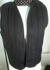 Defense Logistics Agency Garrison Collection Black Sleeveless Vest Lining size S