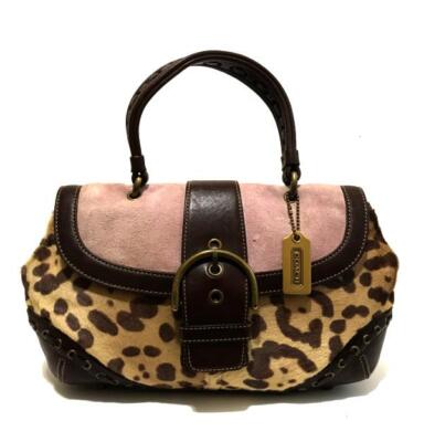 NICE COACH Ltd Ed MADISON SUEDE OCELOT HAIRCALF TOP HANDLE NICE COACH Ltd Ed MADISON SUEDE OCELOT HAIRCALF TOP HANDLE