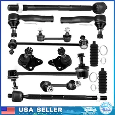 Front Tie Rod Ends Sway Bars Ball Joint For 2001 2002 2003 2004 2005 Toyota RAV4