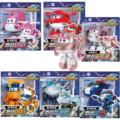 Super Wings 8 Transformer Big Robot Air Plane Korean TV Show