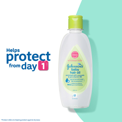 Johnson's Baby Hair Oil - 60 ML / 100 ML / 200 ML - Picture 7 of 7