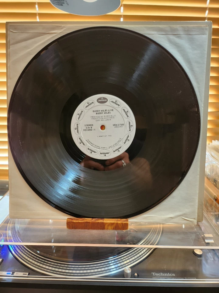 Buddy Miles, Buddy Miles Live, 1971 1st DBL LP, Mercury White Lb. PROMO, VG+/VG+ Foto 4 de 4