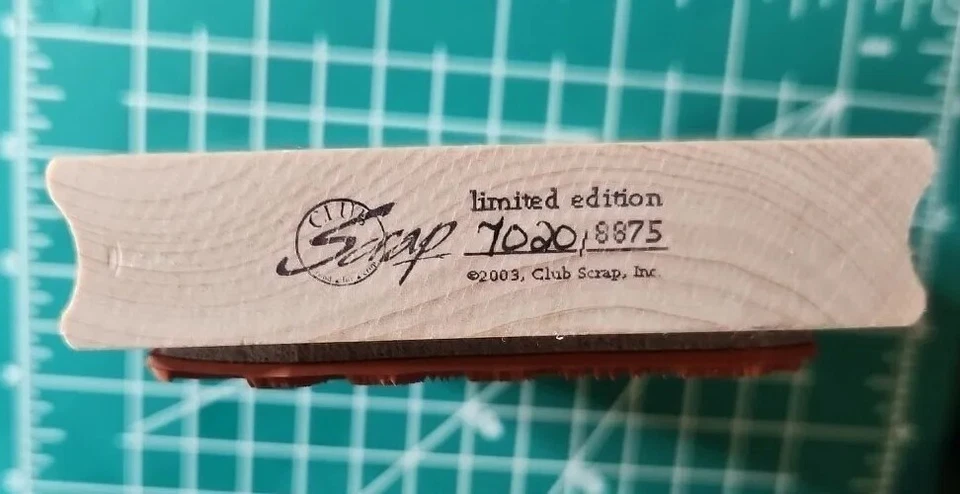 Club Scrap - Edición limitada - #en sello de goma "El hogar calienta el corazón" granero. B16 Foto 3 de 4