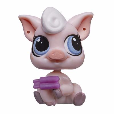 Littlest Pet Shop Pets and Deco Bits Hasbro #3744 Lolly Pinkington