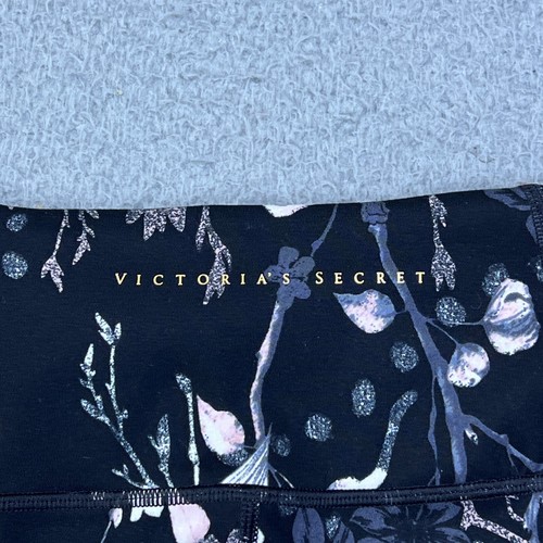 Victoria’s Secret VSX Incredible Core Essential Pocket Leggings Floral Black 8 - Picture 12 of 13