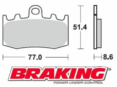 BRAKING FRONT PADS BMW R 1200 GS 2004-2012 BRAKE PADS FRONT