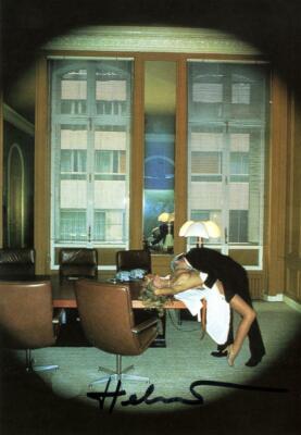 HELMUT NEWTON signiertes Foto - umstrittener Fotograf - 10''x6'' Nachdruck