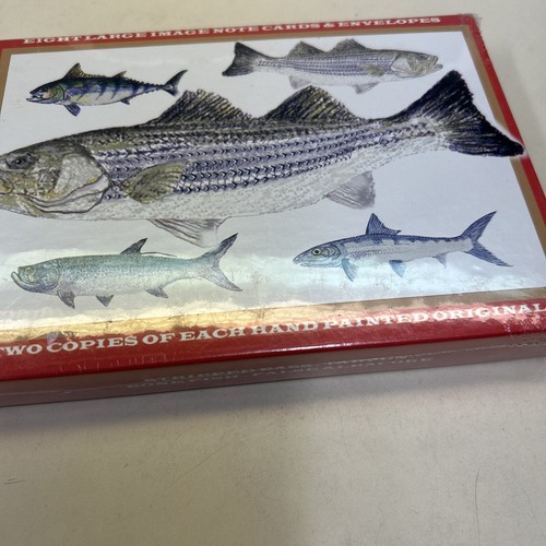 8 Large “Fish” Cards By Paul Stephen Sherbacow - Picture 2 of 6