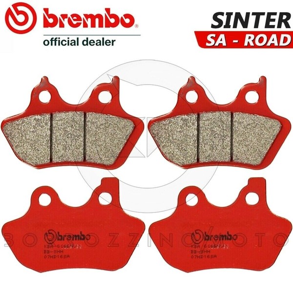 4 BremsbelÄGe Vorderseite Brembo FüR Harley Davidson Flhr 1450-I Road King 2001-image