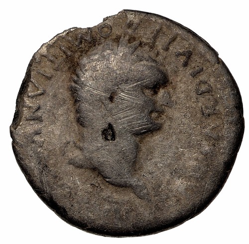 Ancient Roman Empire Coin Silver Denarius Domitian 81 - 96 AD Authentic #16496 - Picture 2 of 3