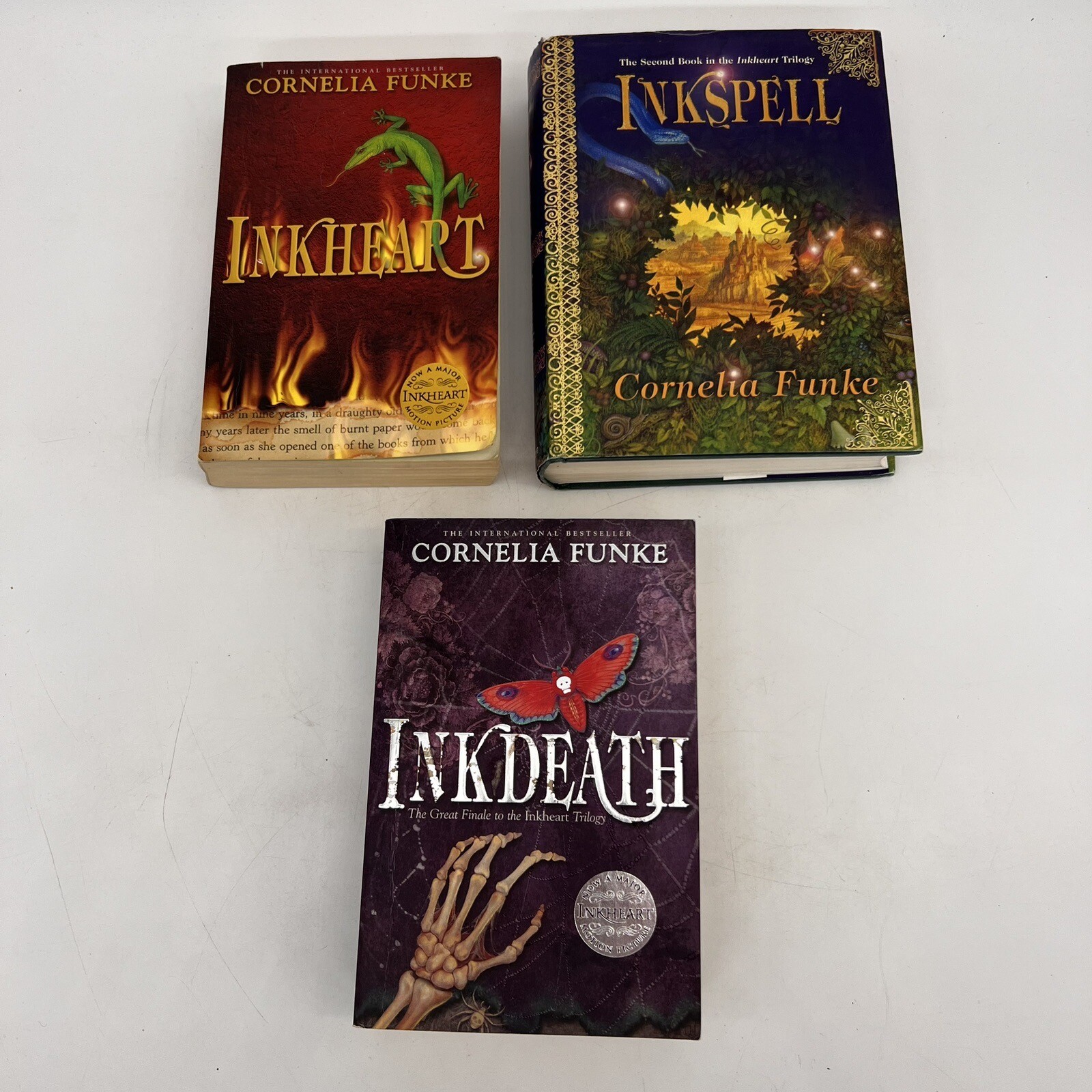 Ink Heart Trilogy Series By Cornelia Funke  Hardback x1 Paperback x2