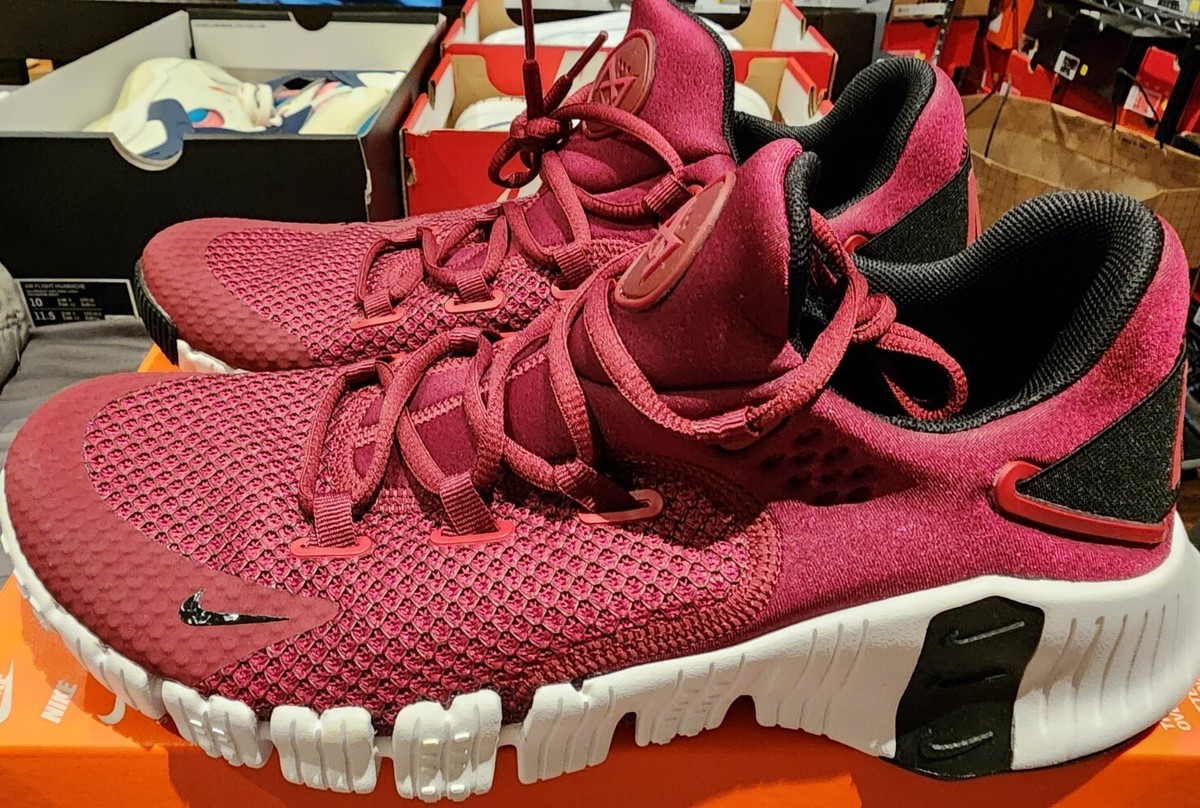 Nike Free Metcon 4 Team Maroon White CT3886-693 Men's Size