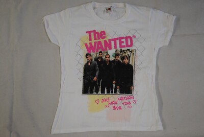 THE WANTED WALK LOGO JUGEND T-SHIRT NEU OFFIZIELLE BAND ALL TIME LOW HEART VACANCY