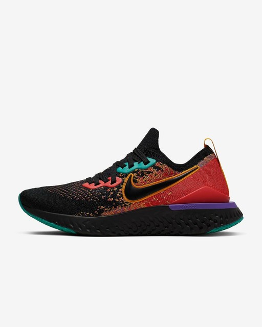Nike Womens Epic React Flyknit 2 Running Black Ember Glow Sz 10 Ck0818 001 for sale online | eBay