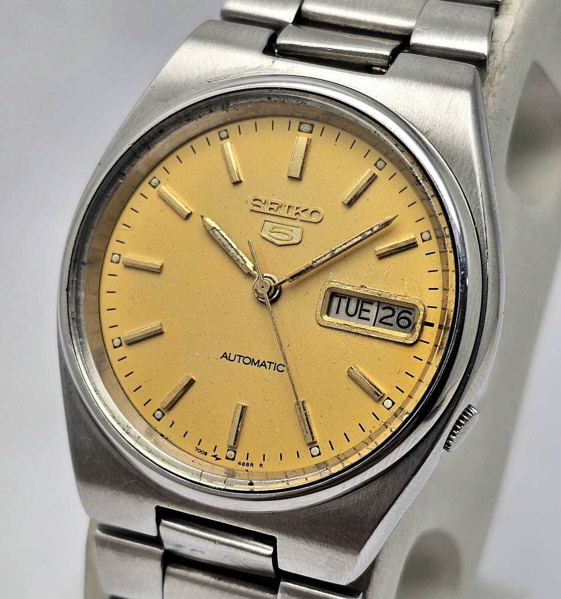 SEIKO 5 AUTOMATIC 7009-3130 DAY/DATE VINTAGE MEN'S WATCH | eBay SEIKO 5 AUTOMATIC 7009-3130 DAY/DATE VINTAGE MEN'S WATCH | eBay