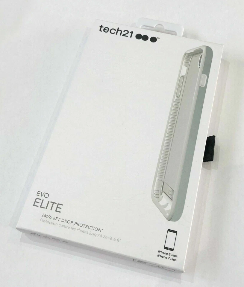 Tech21 iPhone 8 Plus/7 Plus Elite Shock Proof Case Cover Silver/Black/Rose Gold - Image 3 of 4