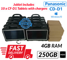 Joblot 10x Panasonic Toughbook Cf-d1 Mk2 Intel 4gb 250gb Diagnostic 13.3" Tablet