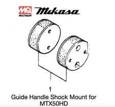 Shock Mount (1 pc) for Multiquip Mikasa MTX50HD Rammers 368347630