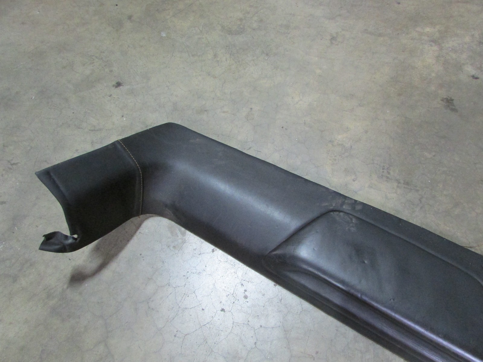 Lamborghini Murcielago, RH, Right Sill Cover Panel, Black Leather, P/N 418854888