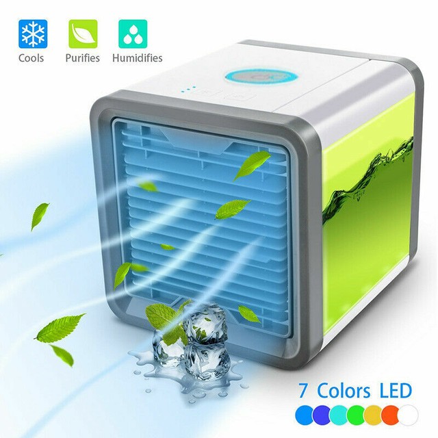 Portable Mini Air Conditioner Cool Cooling Bedroom Artic Cooler Usb Fan Ed