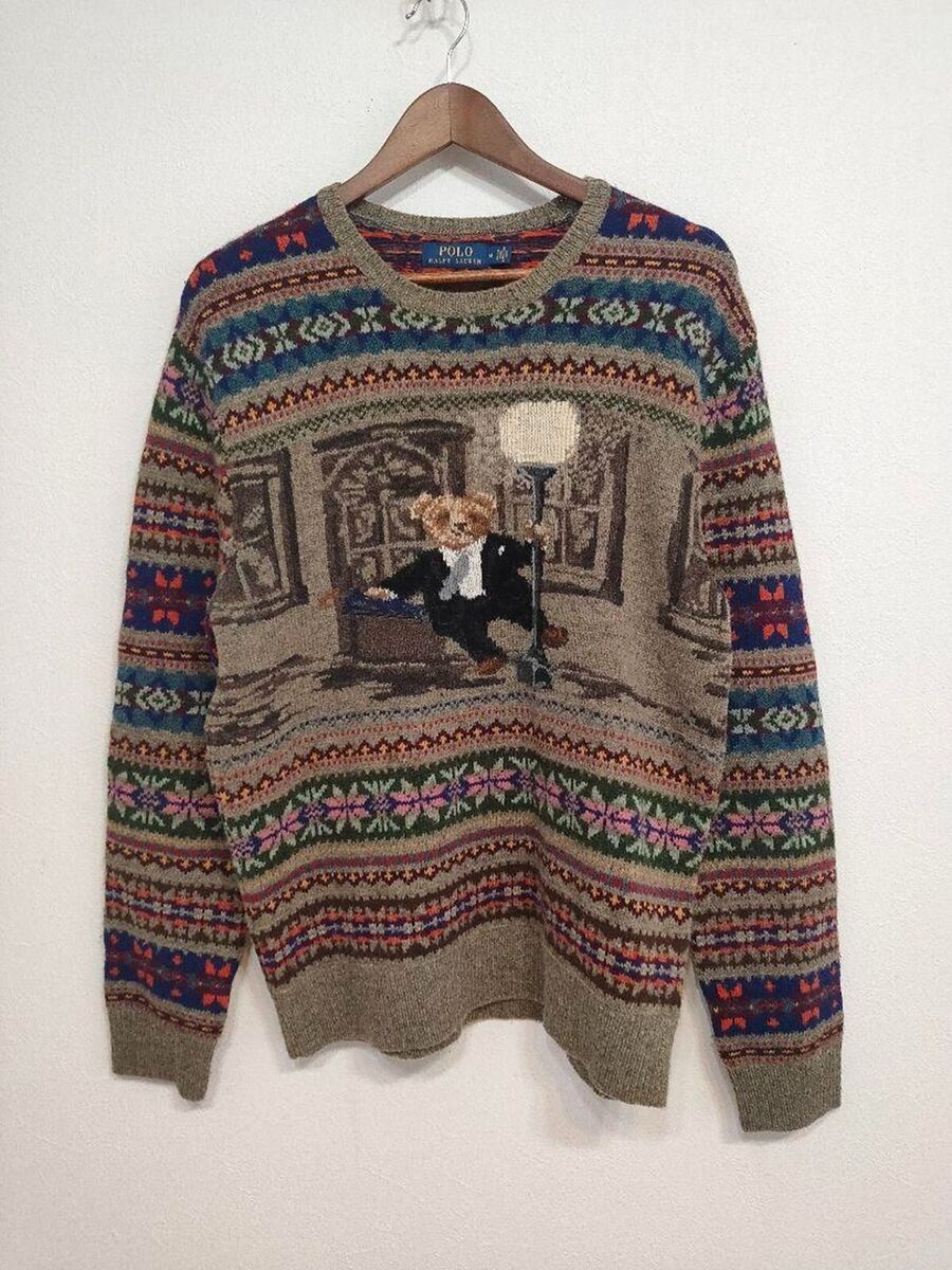 Polo Ralph Lauren Polo Bear Knit Sweater Singin' in the Rain Polo Ralph Lauren Polo Bear Knit Sweater Singin' in the Rain