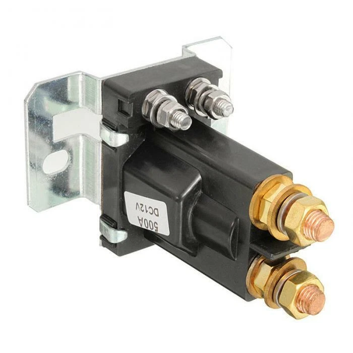 Interruptor aislador de batería de encendido/apagado de relé de alimentación para automóvil 500A 12V accesorio de aplicaciones Foto 2 de 4