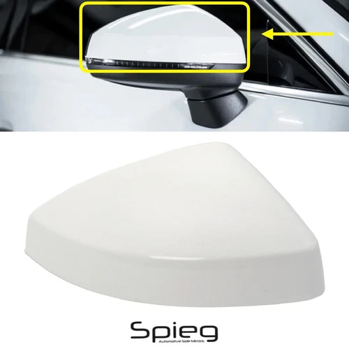 Passenger Side Mirror Cover for 2015-2020 AUDI S3 A3 Quattro w/o lane assist PTM
